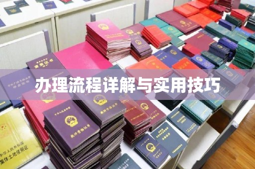 静宁办理流程详解与实用技巧