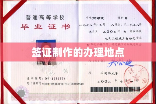 静宁签证制作的办理地点