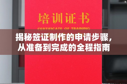 静宁揭秘签证制作的申请步骤，从准备到完成的全程指南