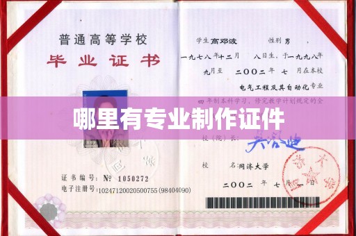 静宁哪里有专业制作证件
