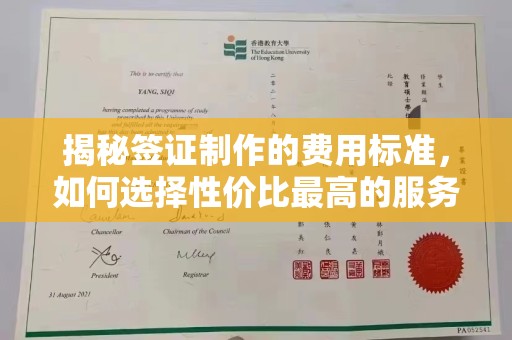 静宁揭秘签证制作的费用标准，如何选择性价比最高的服务？