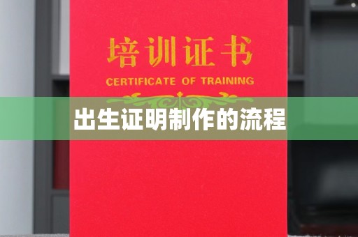 静宁出生证明制作的流程